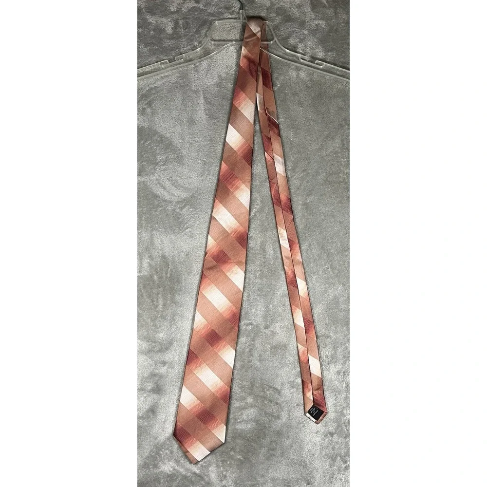 Lot Of 5 Men's Ties Silk Geoffrey Beene Crazy Horse‎ Kenneth Cole Saxony 28 & 29